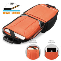 EVERKI VERSA BACKPACK | Fits up to 15 inch laptops | Travel friendly | Opens 180° | Hard-shell quick-access sunglasses case Everki