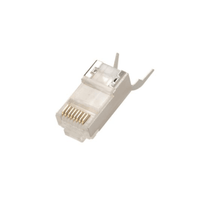 Extralink CAT6A FTP RJ45 Connector - Shielded Network Ethernet Cable Plug for Secure Data Transmission