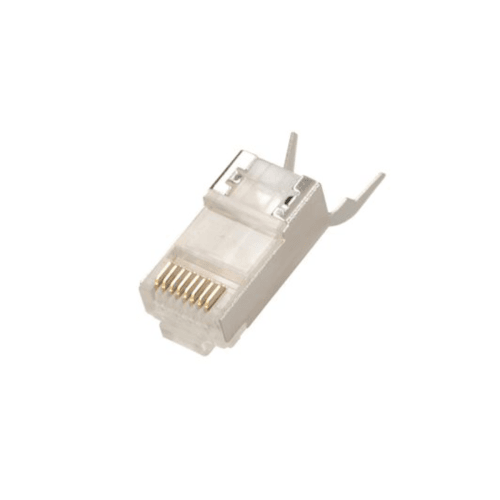 Extralink CAT6A FTP RJ45 Connector - Shielded Network Ethernet Cable Plug for Secure Data Transmission
