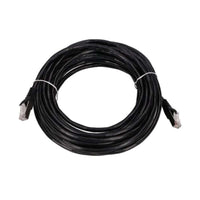 Black 10m CAT5 Ethernet Cable | Network Patch Cord | RJ45 Connectors