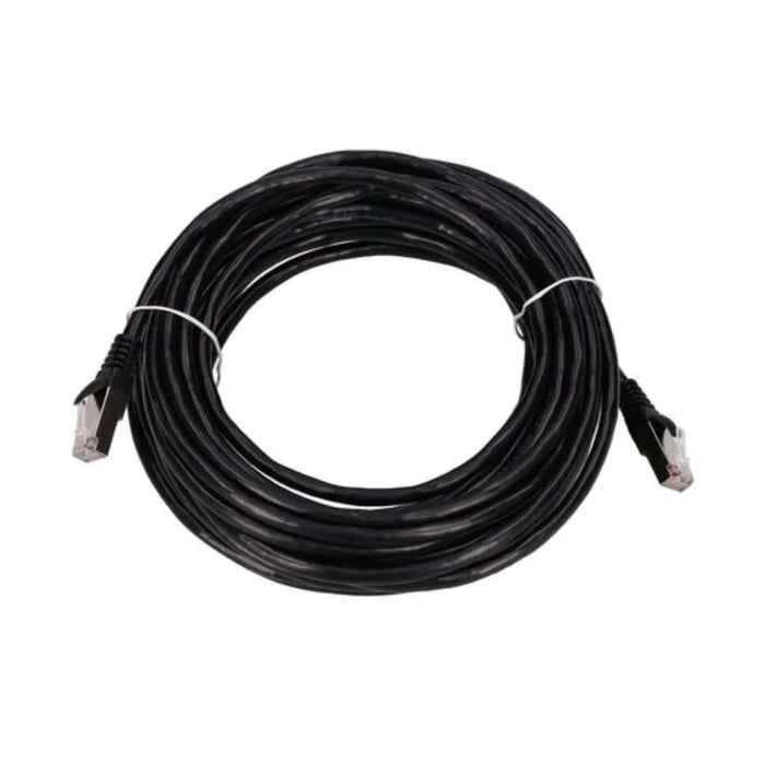 Black 10m CAT5 Ethernet Cable | Network Patch Cord | RJ45 Connectors