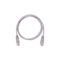 Extralink CAT5 Ethernet Cable 1m Grey - Network Patch Cord for Router, Switch Connection