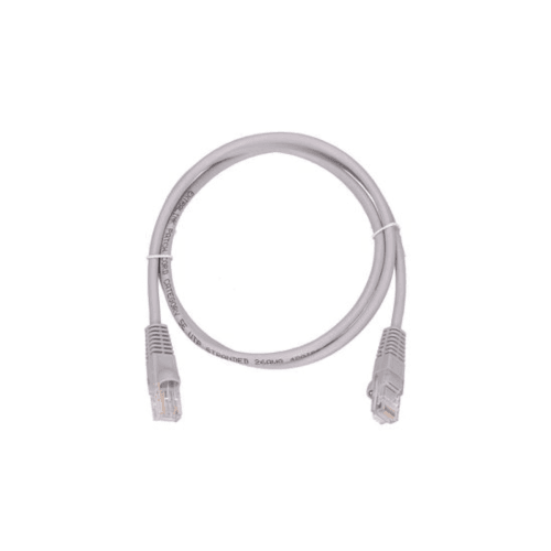 Gray CAT5 Ethernet Cable - Network Patch Cord