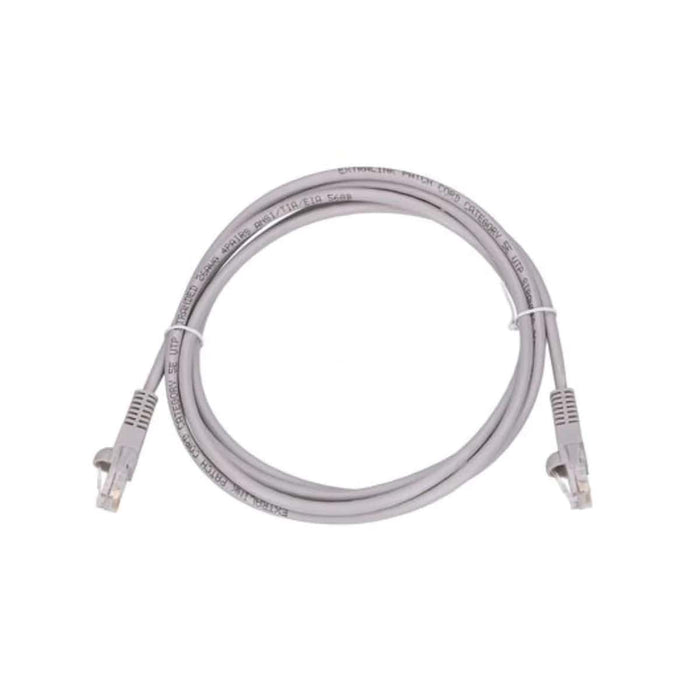 Cat5e Ethernet Patch Cable - 2m Grey - Network Cable RJ45 - Computer LAN Cable - Data Cord
