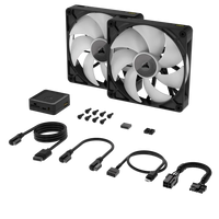 Corsair RX Series; iCUE LINK RX140; 140mm Fan; Dual Pack.