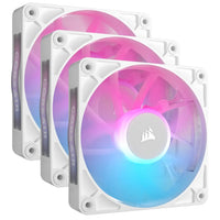 Corsair RX RGB Series; iCUE LINK RX120 RGB White; 120mm Fan; Triple Pack