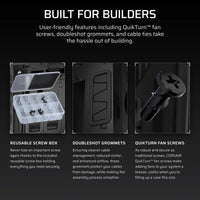 Corsair iCUE LINK 5000T LX RGB Mid-Tower PC Case; Black