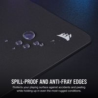 Corsair MM500 v2 Hybrid Cloth Gaming Mouse Pad - Large; Black; 450mm x 400mm