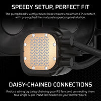 Corsair NAUTILUS 240; 240mm Radiator; Liquid CPU Cooler;  Intel® LGA 1851/1700; AMD® AM5/AM4 Corsair