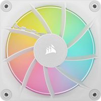Corsair iCUE LINK LX120 RGB 120mm PWM Fan - Dual Light Loops – Requires iCUE LINK System Hub (Sold Separately) - White