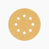 Tork Craft Gold Disc (50 Pieces) 120 Grit 125 Mm X 8 Holes Hook And Loop Abr97120