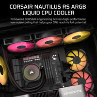 Corsair NAUTILUS 360 ARGB; 360mm Radiator; Liquid CPU Cooler; Intel® LGA 1851/1700; AMD® AM5/AM4 Corsair