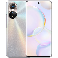 6nm Qualcomm 7/ 108MP Vlog Camera/ 4300mAH battery 66W HONOR SuperCharge/ 75° curved screen/120HZ refresh rate - HONOR H 50 Silver