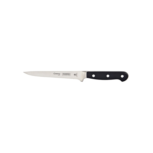 Tramontina Century 6-inch Fillet Knife - Stainless Steel, Black Handle, Professional Kitchen Tool