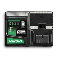Hikoki Multi Volt Super fast charger with USB charging port, Charging Current 12A- UC36YSL2W0Z