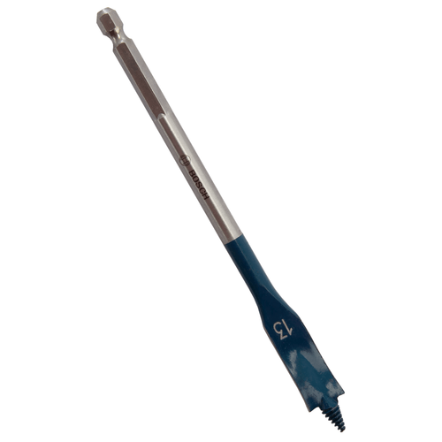 Bosch 13mm Spade Drill Bit: Self-Feeding, Quick Drilling for Woodworking | Professional Wood Drill