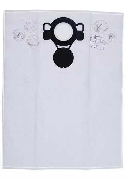 Bosch Dust extraction - Disposable Dust bag for GAS 15 L, GAS 20 L, GAS 1200 L,5 pc -  2605411229