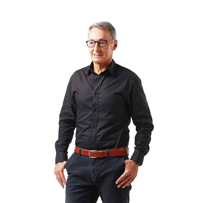 DROMEX SHIRT FORMAL LONG SLEEVE BLACK [L]  DW-FORMLS-BLK-L