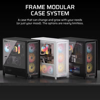 FRAME 5000D RS Mid-Tower PC Case; 4x RS 140 PWM Fans; 2x 2.5'' ; 1x 3.5'';-CC-9011308-WW