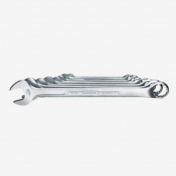 Gedore 1B-08M Combination Spanner Set 8pc