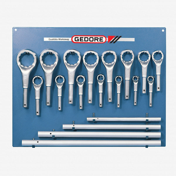 Gedore Single ended ring spanner set 19 pcs 24-85 mm = 6049250