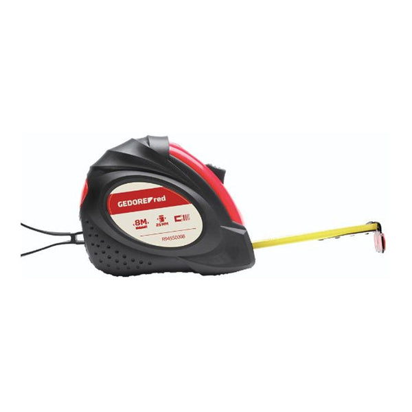Gedore R9455 Tape measure l.8m tape-w.25mm class.II | 3301429