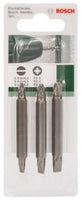 Bosch - D/Ended S/Driver Bits  Sl/Pz 3Pc - 2609255958