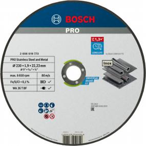 Bosch - TS Std. for Inox 230x1.9x22.23 gerade - 2608619773