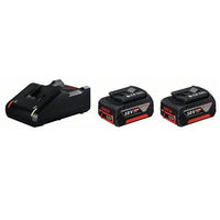 Bosch StarterKit 18V 4.0Ah Professional Charger & 2 Batteries - 1600A019S0