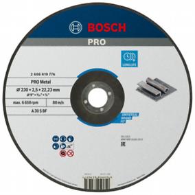Bosch - TS Std. for Metal 230x2.5x22.23 gekröpft - 2608619776