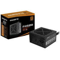 Gigabyte PSU P450B Bronze Certified 450W - 3 Year Warranty; 24/20-pin x 1; CPU 4+4-pin x 1; PCI-E 6+2-pin x 2; SATA x 6; Peri x3 Gigabyte