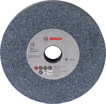 Bosch 200mm Grinding Wheel - 32mm Bore, 36 Grit Abrasive Wheel for Bench Grinders. Part #2608600111. Shop Now!