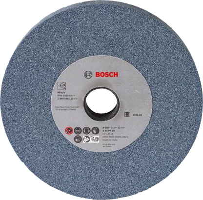 Bosch Grinding Wheel 200mm 60 Grit for Bench Grinder | Metal Grinding | Durable & Precise