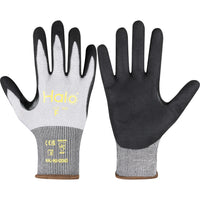Halo CUT F 18 GAUGE NITRILE PALMCOATED SIZE 10