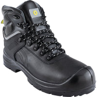 Cromwell Waterproof Black Safety Boot S3 SRC - Size 6. Durable Work Boots, Slip Resistant, Construction Footwear