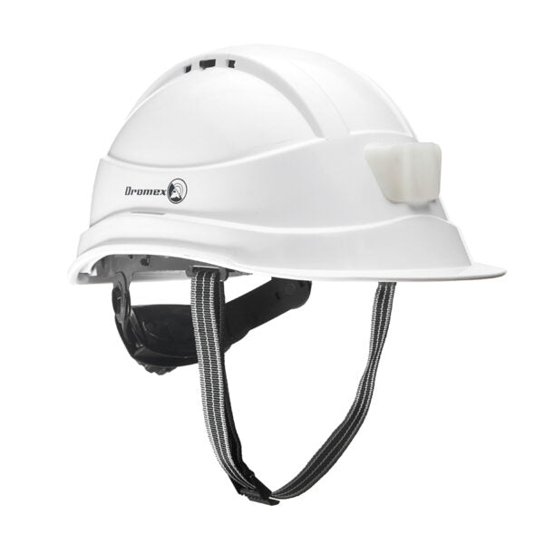 DROMEX HARD HAT WITH CAP LAMP BRACKET BLUE  DH-HHCL-B