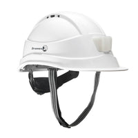 DROMEX Hard Hat with Cap Lamp Bracket - Safety Helmet for Industrial Work