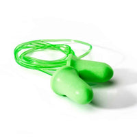 DROMEX EARPLUG PU FOAM CORDED GREEN  DR-098C