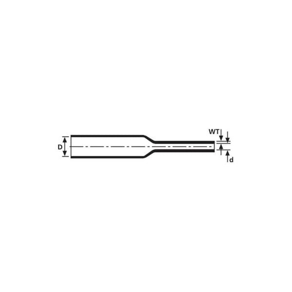 HellermannTyton : Heatshrink LVR 38.1/19.0mm - (LVR381T$)