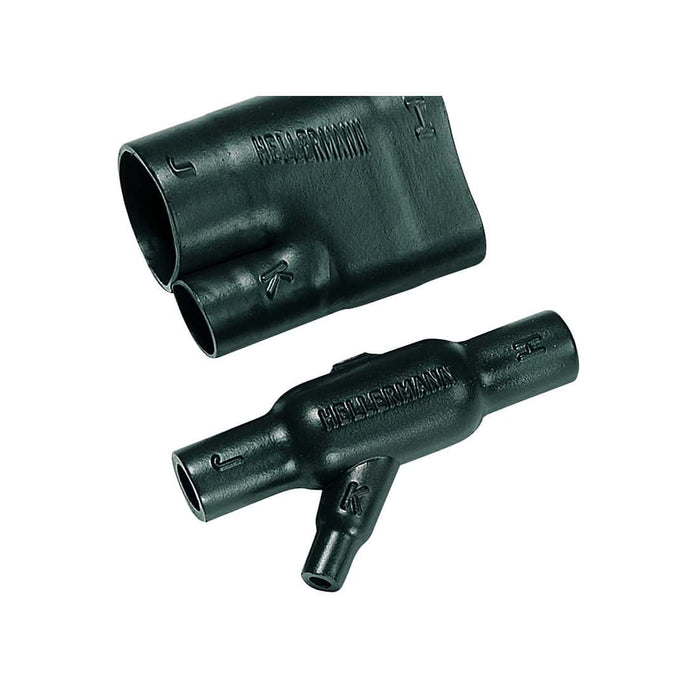 HellermannTyton : Heatshrink Moulded Shape T-Shaped Y-Angle 45 degrees - (13021G)