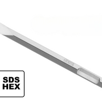 INGCO SDS HEX Flat Chisel 17X350X22MM - Durable Concrete & Brick Chisel for Demolition & Construction | chavda.com