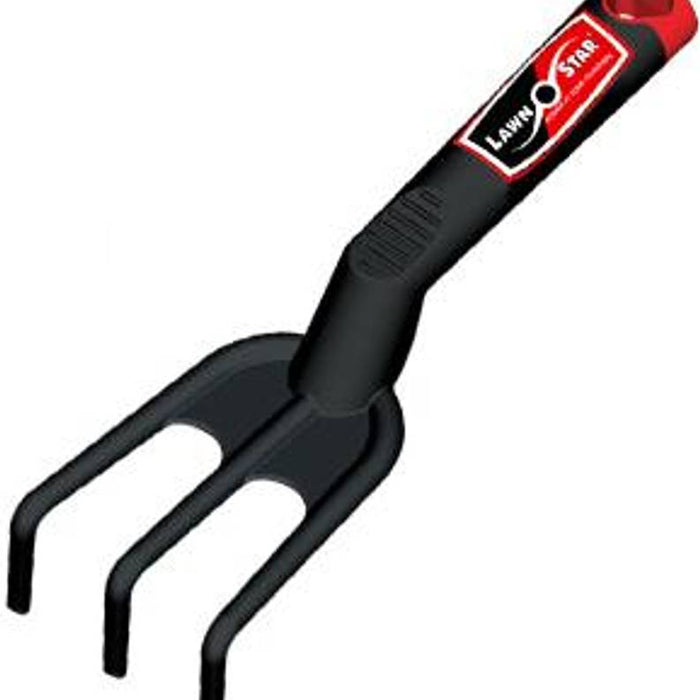 Lawnstar Hand Rake - black with red insert -60-30200