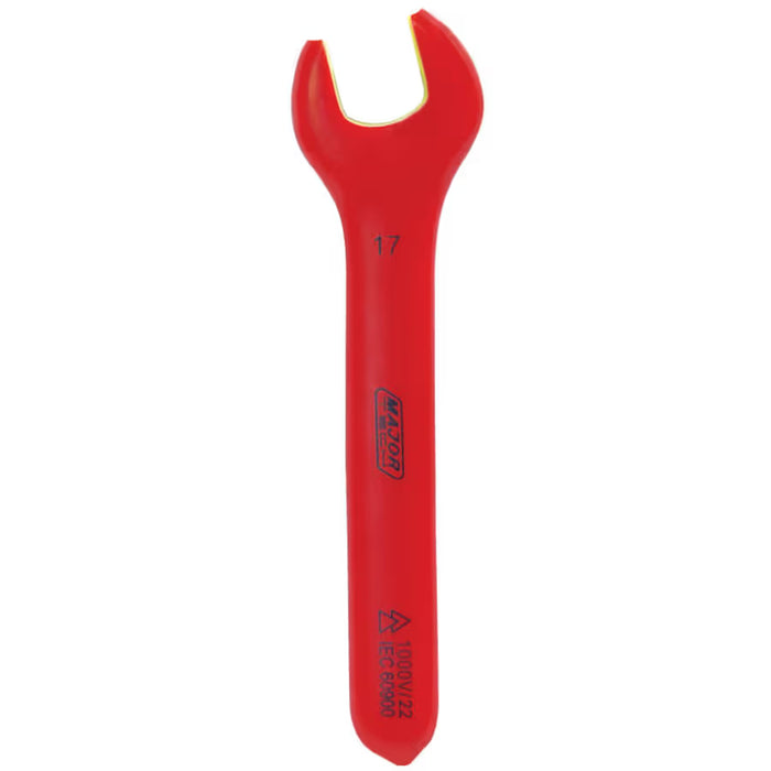 Major Tech 17mm Single Open Spanner, 1000V EN 60900 VOSP17