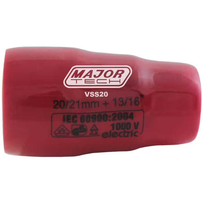 Major Tech 20mm Insulated Socket, 1000V EN 60900 VSS20