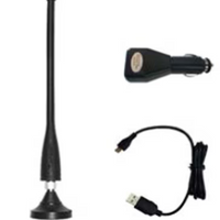 Car Kit for ZA-720 incl. Magnetic mount with 3m cable, UHF antenna, Vehicle charger with direct plug-in USB cable