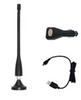 Car Kit for ZA-720 incl. Magnetic mount with 3m cable, UHF antenna, Vehicle charger with direct plug-in USB cable