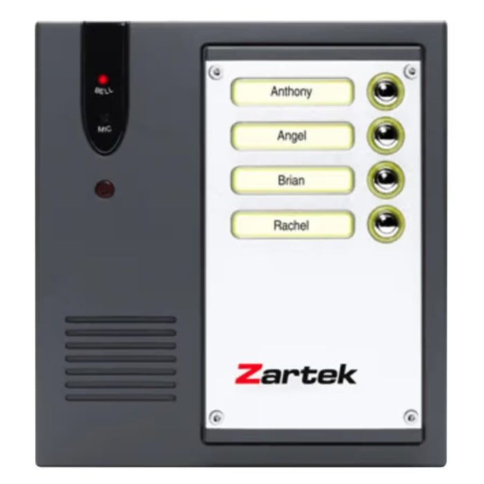 Zartek ZA-654 Digital Wireless Four Button Gate Intercom