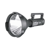 Bright Spotlight, LED, 2500 Lumen, USB Rechargeable, Powerbank, Large Reflector, Includes USB Mains & Vehicle Charger, Pistol Grip Stand Mount