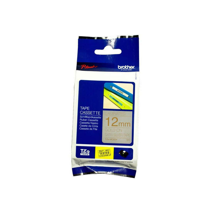 HellermannTyton : HTZ Label Tape 12mm x 5m Gold /Silver - (HTZ12GLSL)