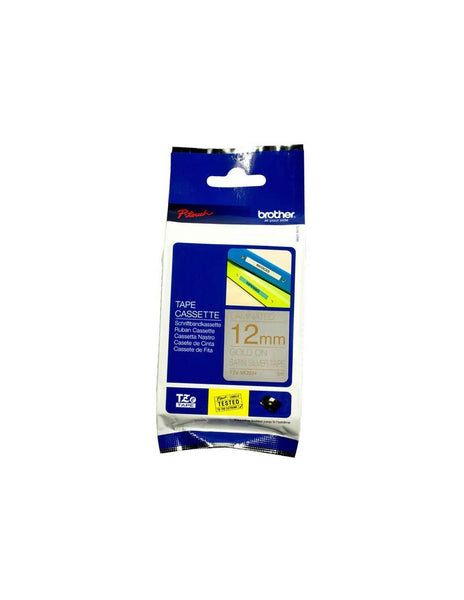 HellermannTyton : HTZ Label Tape 12mm x 5m Gold /Silver - (HTZ12GLSL)